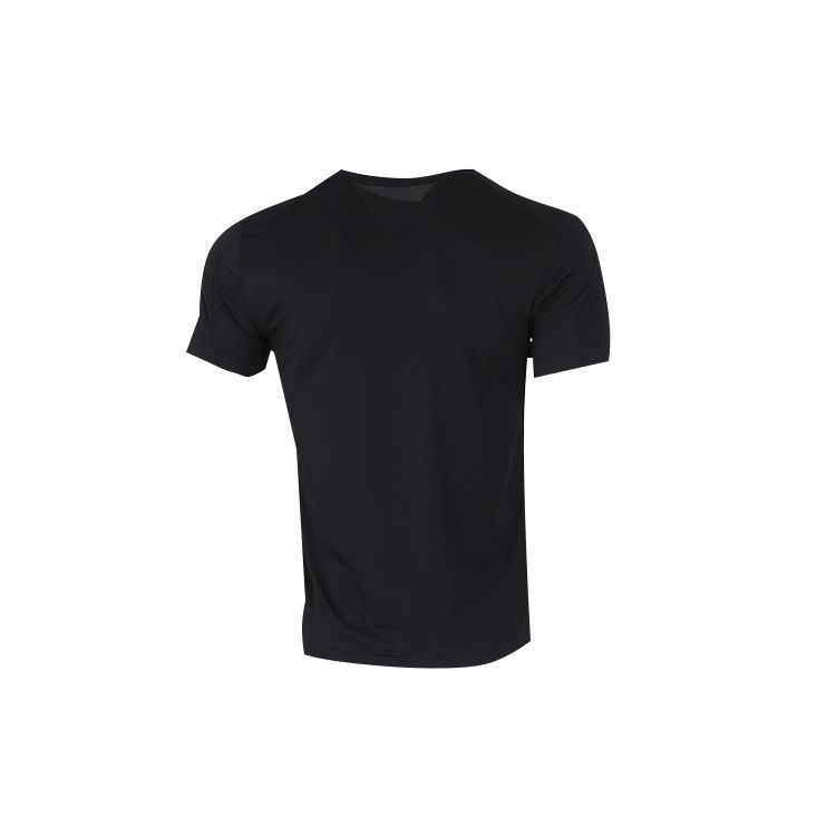 Nike Pro Повседневная футболка с логотипом и круглым вырезом с коротким рукавом, мужские топы, черный CJ4612-010