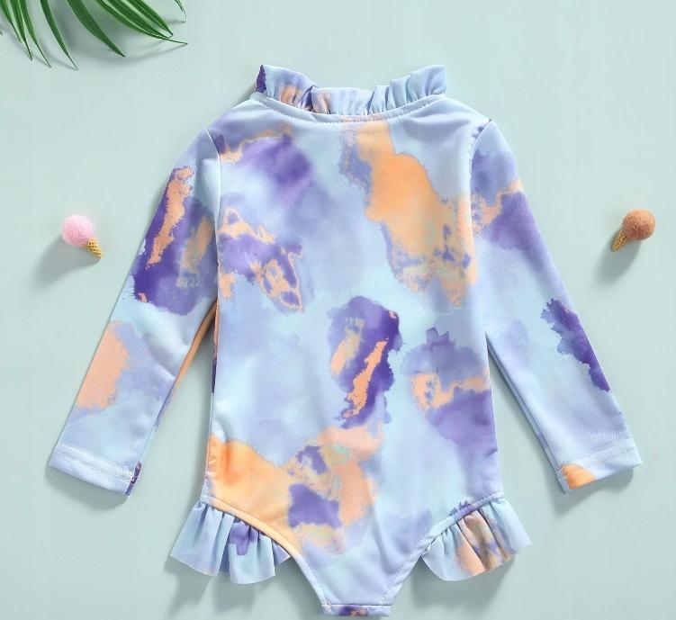 Girls' Swimsuit Tie Dye Uv Upf50+ 86/92 1-2 Years