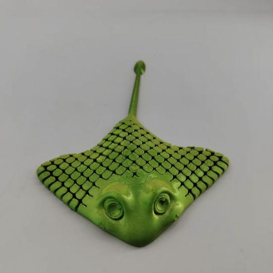 3D-печатная скат-манта, игрушка-антистресс, шарнирная фигурка ската-манты, гибкая фигурка морского животного, украшение для стола для дома и офиса