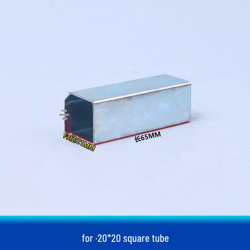 Соединитель из оцинкованной стали и кованого железа: Двух/Трехсторонний угольник с поворотом для квадратных труб.