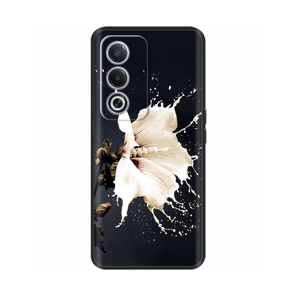 Чехол для телефона OPPO K12X 5G 6.67" CPH2667 Защитный Роскошный Мягкий Черный Силиконовый Ударопрочный Корпус Расписная Задняя Крышка Funda Coque
