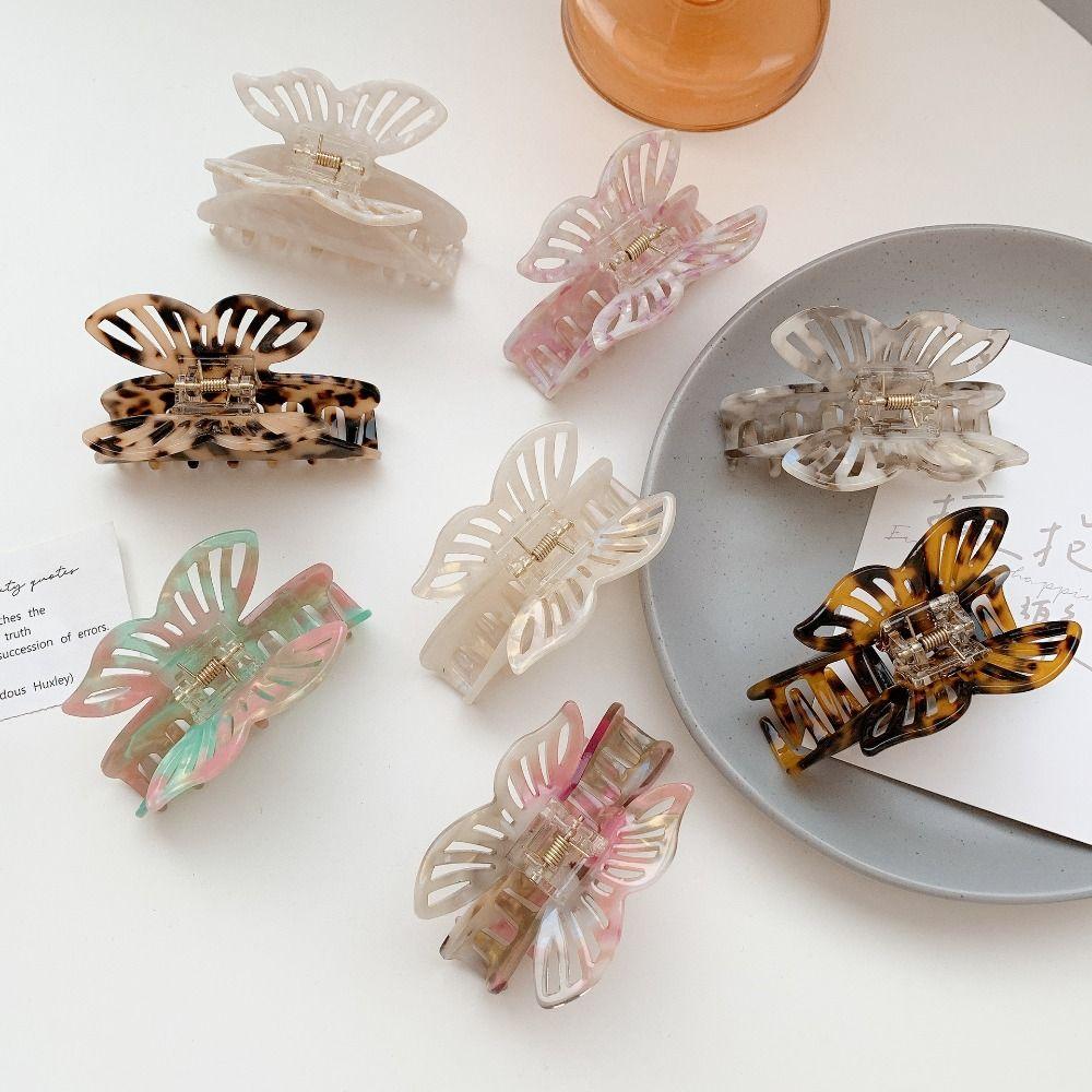 Заколка для волос Уксусная кислота Акула Заколка Цветная Задняя Голова Захват Для Волос Бабочка Коготь Для Волос Девочки