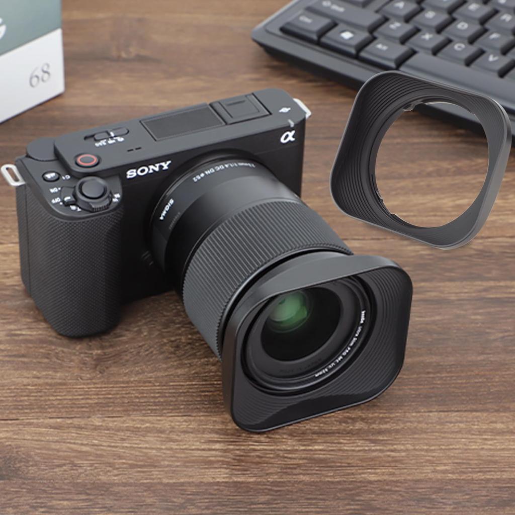 Aoge Байонетная квадратная металлическая бленда для объектива Sigma 23mm DC DN F1.4 LH-SM23