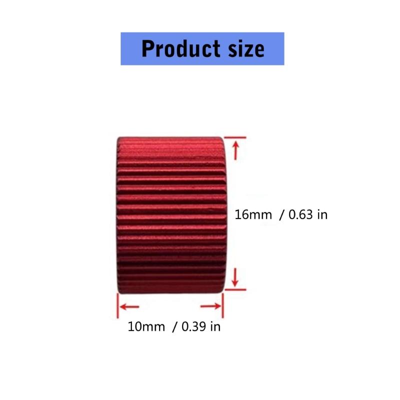 Металлическая поворотная ручка для D-образного вала, полувала, механических клавиатур, эргономичная алюминиевая конструкция, тактильная регулировка
