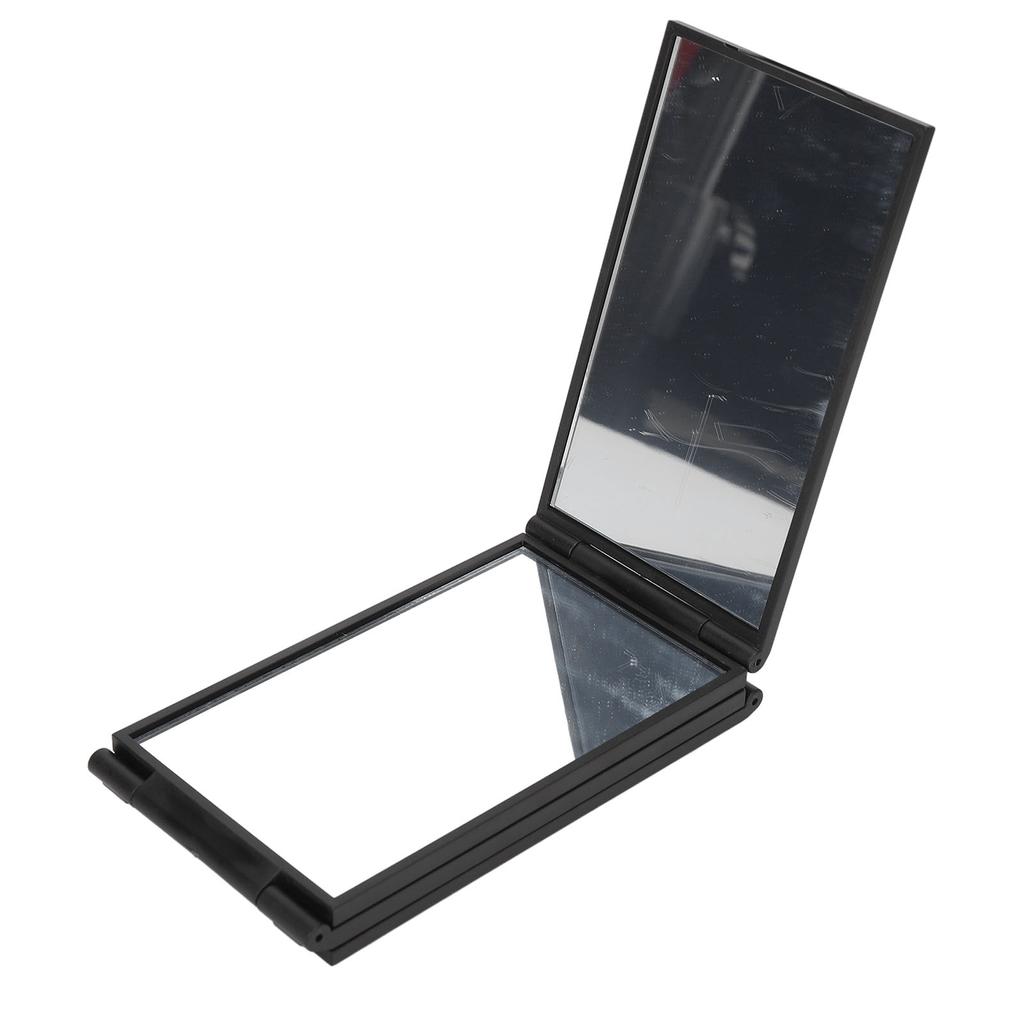 4 Way Mirror 360 Degree Handheld Desktop Portable Foldable Makeup Mirror for Self Hair Cutting