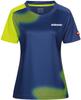 Donic Women's Peak Table Tennis Uniform, J.T.T.A (Japan Table Tennis Association) Approved, Navy/Yellow (CBEA), Size M, GL146