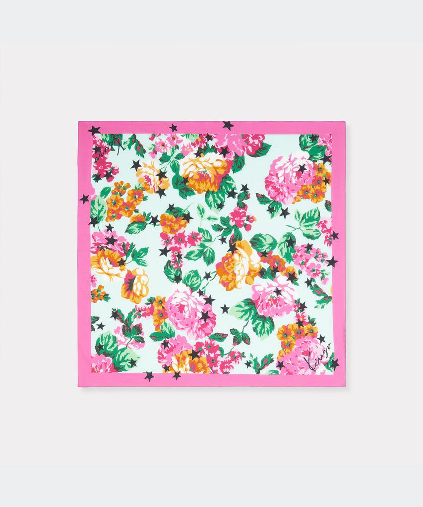 KENZO Unisex Floral Bandana 55X55_K265Aiff01Aqf