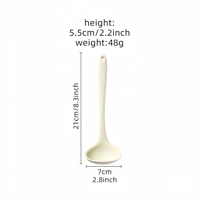 Mini silicone kitchenware set home small baking tools food spatula oil brush scraper set kitchen tools.