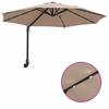 Garden Sun Umbrella Taupe 248 x 248 x 148 cm