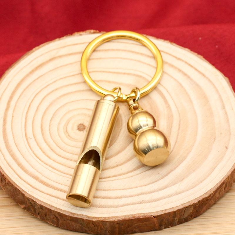 Латунный свисток Высокодецибельный Портативный Уличный свисток для пешего туризма, кемпинга, спасательный свисток, свистки для тренировок судей, уличные гаджеты