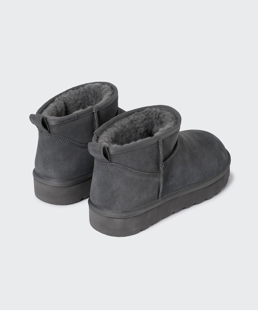 Musinsa Standard Winter Pug Short Boots [Grey]