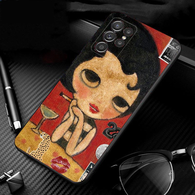 Phone Case For Samsung Galaxy S26 S25 S24 S23 S22 S21 Ultra S24 S23 S22 S21 S25 Plus S24 FE christina gordon art