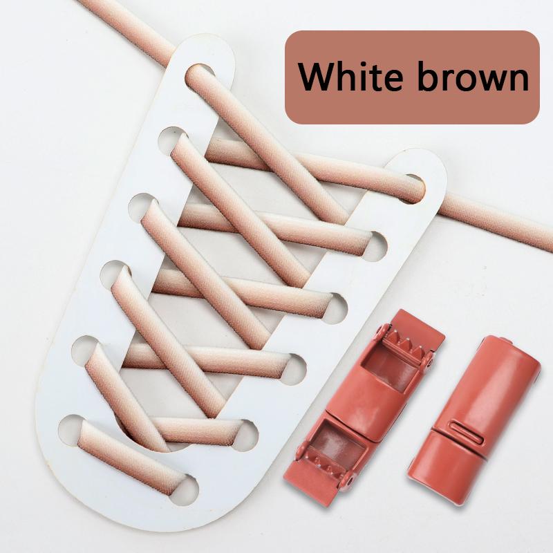 Магнитные шнурки с замком без завязывания, плоские эластичные градиентные разноцветные шнурки для кроссовок для детей и взрослых, шнурки без завязывания