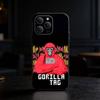 M-Обезьяна G-Горилла TagS Чехол для телефона Силиконовый черный Мягкий Для IPhone 17,16,15,14,13,12,11,SE,Plus Pro Max