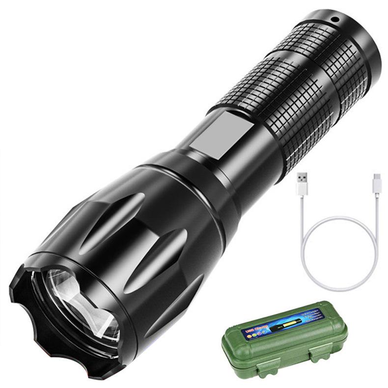 Мини-Фонарик Портативный Открытый Домашний Рабочий Свет USB Перезаряжаемый Сильный Свет Освещения Маленький Факел