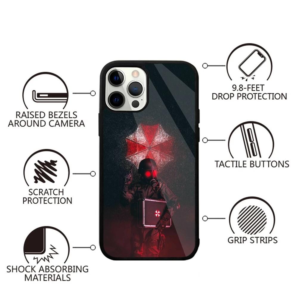Чехол для телефона Game R-Resident E-Evils для iPhone 15,14,13,12,11,Plus,Pro,Max Mini Magsafe Магнитная беспроводная зарядка