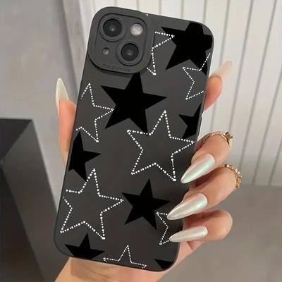 Защитная крышка со звездным узором для iPhone 17 16 15 14 13 12 11 16E Серии Pro Max Plus