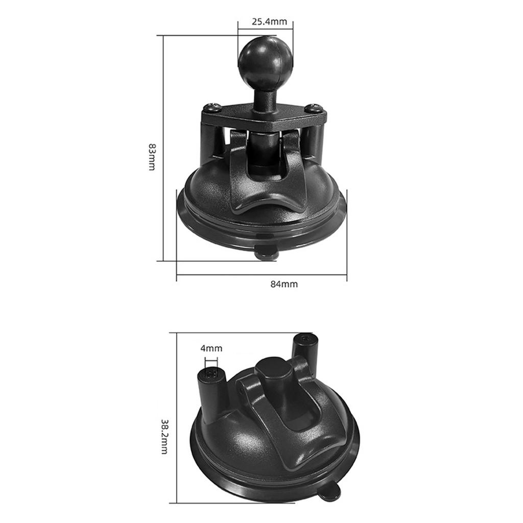 360Degree Rotatable Ball Mount Twist Lock Suction Cup Base Window Mount for Mobile Phones Action Camera Accessories