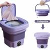11L Portable Washing Machine Small Washer Foldable Washer and Spin Dryer