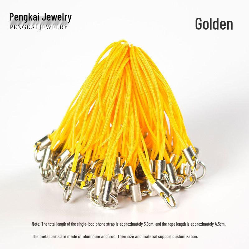 Красочный шнурок для украшений своими руками: Металлическая трубка Однопетлевой телефонный шнур с кольцевой пряжкой