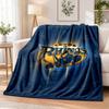 Фланелевое одеяло с принтом Leeds Rhinos, теплое и уютное, плед для кровати, для домашнего декора
