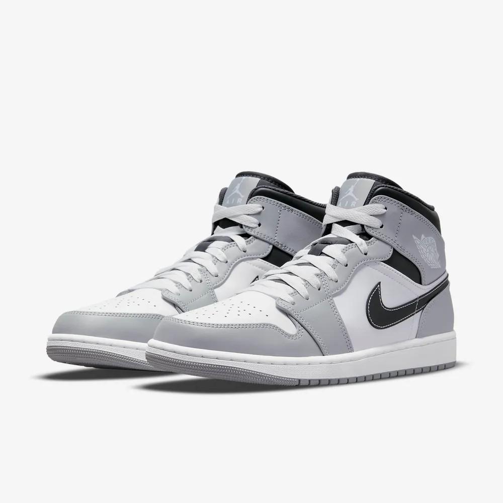 Jordan 1 Mid Light Smoke Grey Антрацит 554724-078