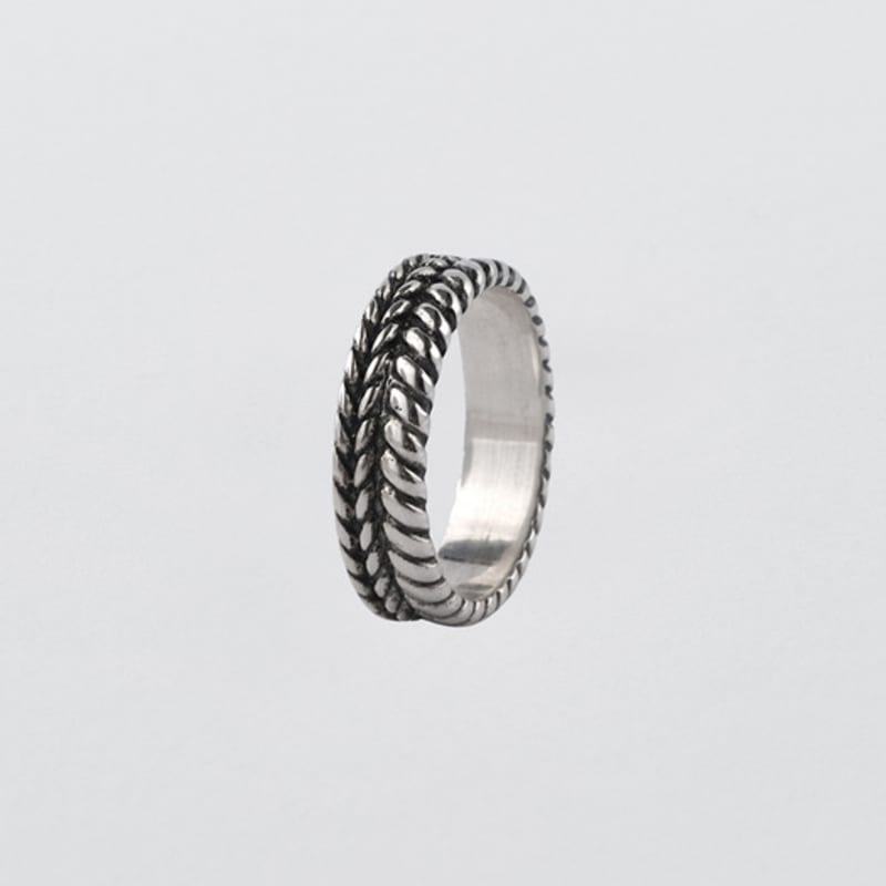 Another Layer Double Twist Ring (silver925)