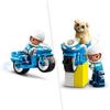 LEGO® 10967 DUPLO Полицейский мотоцикл, Игрушка для детей от 2 лет и старше, Развитие мелкой моторики