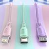3 в 1 6A USB-кабель для быстрой зарядки iPhone 14 13 12 11 Pro Max Xiaomi Samaung телефонный зарядный шнур жидкий силиконовый кабель для передачи данных