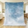 Starry Sky Flannel Fleece Blanket – Anti-Pilling, Soft Warm Cozy Throw for Postpartum Care, Home Decor, All Seasons, Halloween & Christmas