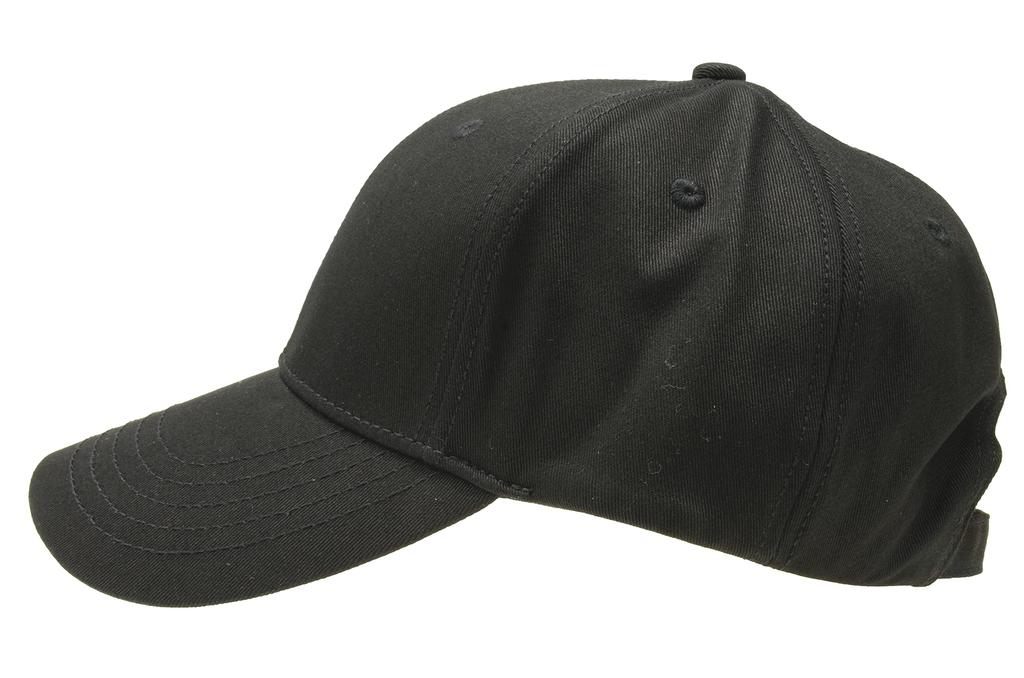 RF Cap Large Size Hat Deep Extra Large Unisex Stylish Cool Long Brim Popular Hat Men's 60-68cm (100% Cotton) (Plain Black)