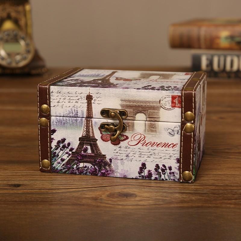 Modern Minimalist Leather Desktop Organizer Box With Lid For Office Home Storage