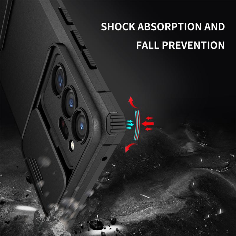 Для Samsung Galaxy Note 20 Ultra 5G чехол Slide Lens Protect Чехол Phoen для Samsung Note20 Note20Ultra Armor Kickstand Задняя крышка