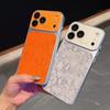 Матовый чехол для телефона с большим окном для iPhone 17 Air 13 14 15 16 Pro Max, крокодилья кожа, противоударный, с защитой объектива камеры