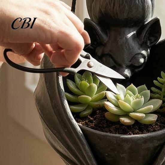 Halloween Plant Holder for Home Bat Shaped Hanging Planter, Gothic Pot Indoor Outdoor Garden Small Foliage Planter Windowsill Wall Decor, Unique Wing