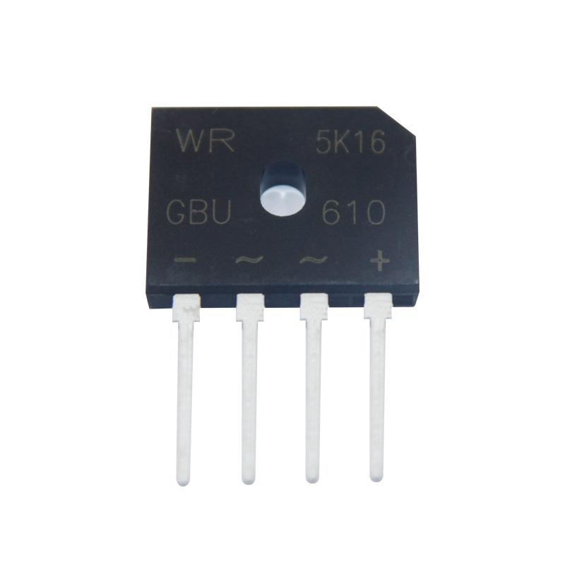 WRGBU610 GBU World 6A 1000V Выпрямительный мост, Оригинальный склад