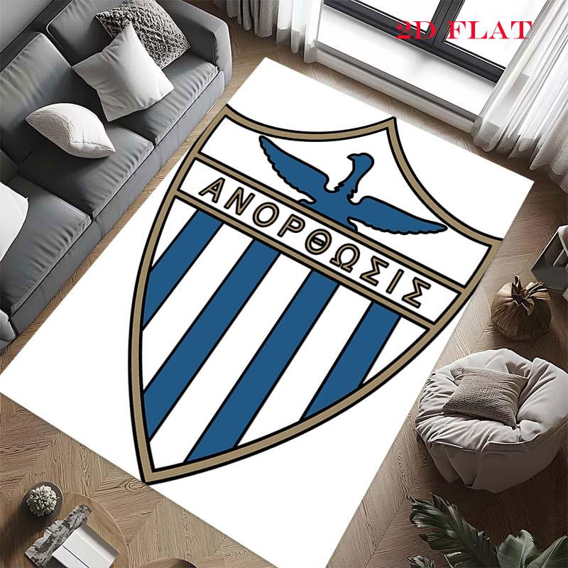 Anorthosis Famagusta FC Carpet Rug for Living Room Bedroom Home Sofa Decoration,Kids play Nonslip Floor Mat