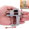 Aluminum Table Bench Top Vise Vice Universal Swivel Clamp-On 360 Degree Rotating
