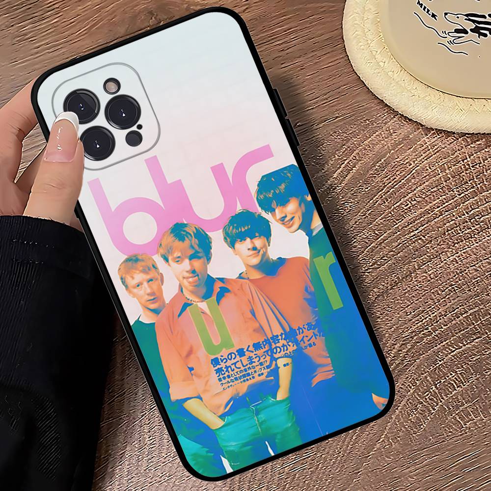 Чехол для телефона Rock Band B-Blur для IPhone 16 Pro Max 15 17 Plus 14 13 12 Mini 11 Черный Чехол