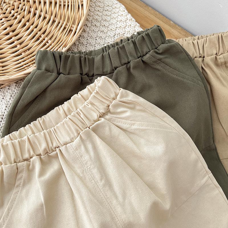 Korean Style Autumn Casual Pants for Infants and Toddlers - Trendy Boys' Long Pants