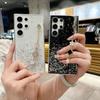 Подходит для чехла мобильного телефона Samsung S22U S23U. Браслет своими руками S24U Эпоксидный блестящий нишевый чехол для мобильного телефона