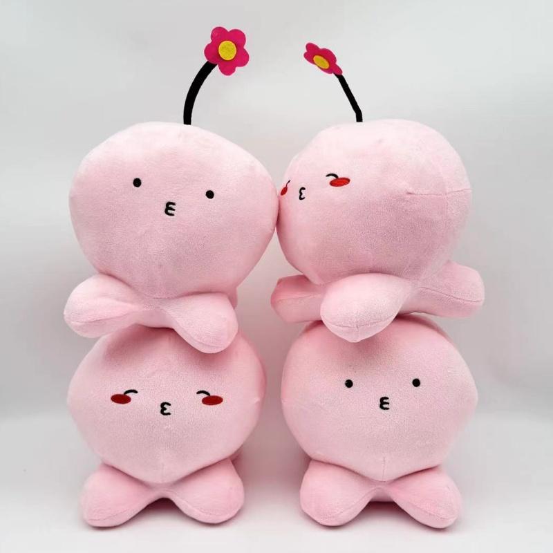 New Pink Takopi Plush Toy Kawaii Pink Octopus Plush Toys Cute Animals Stuffed Dolls Plushie Spring Birthday Gifts