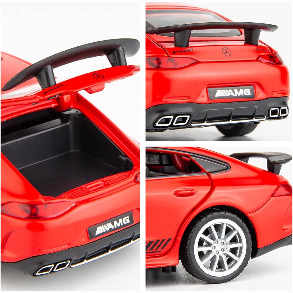 1/32 литой автомобиль Benz AMG GT63, ​​модель автомобиля, откат со звуком и светом, игрушечный автомобиль для мальчиков и девочек, подарок для взрослых