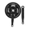 High Carbon Steel Crankset Crank 243442T with Chains Cover for Variable Speed Mountain Bike Road