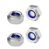 BOJIDO Hex Lock Nuts, Stainless Steel Hex Nuts, Nylon Lock Nuts, 304 Stainless Steel, Nylon Washers, Nylon Inserts, M14, 14mm Height, 22mm Width, Pack