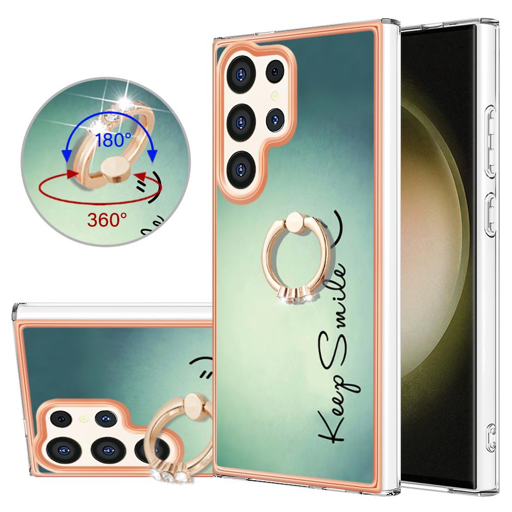 Keep Smile"Pattern Detachable Buckle Lanyard or Anti Fall Ring or Smooth Design Soft Mobile Phone Case for Samsung iPhone Redmi Oppo Moto Honor...