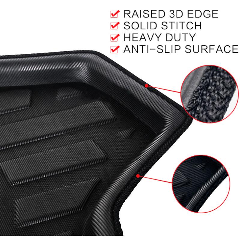 Car Trunk Floor Mat for Ford Mondeo MK5 Accessories 2013~ Fusion Liner Trunk Waterproof Tray Carpet Storage EVA Pad Material