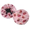 Reversible Double Layered Satin Bonnets for Adults Custom logo Designer Hair Bonnets Silk Price