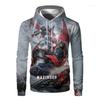 Горячая Распродажа Mazinger Z Аниме Мужская толстовка с капюшоном 3D-принт Робот Манга Пуловер Толстовки Harajuku Большие Графические Детские Мальчики Толстовки Топы