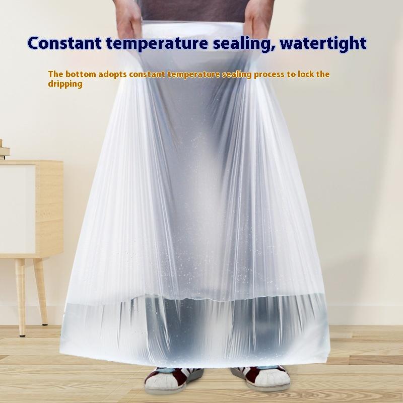 Мусорные мешки Большой вместительный мусорный мешок Одноразовые утолщенные мешки для хранения Прозрачные мешки для мусора Пластиковые мешки для мусора